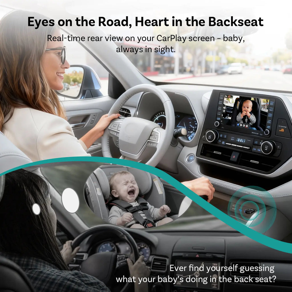 OTTOCAST Baby Car Camera & Wireless CarPlay Adapter 1080P