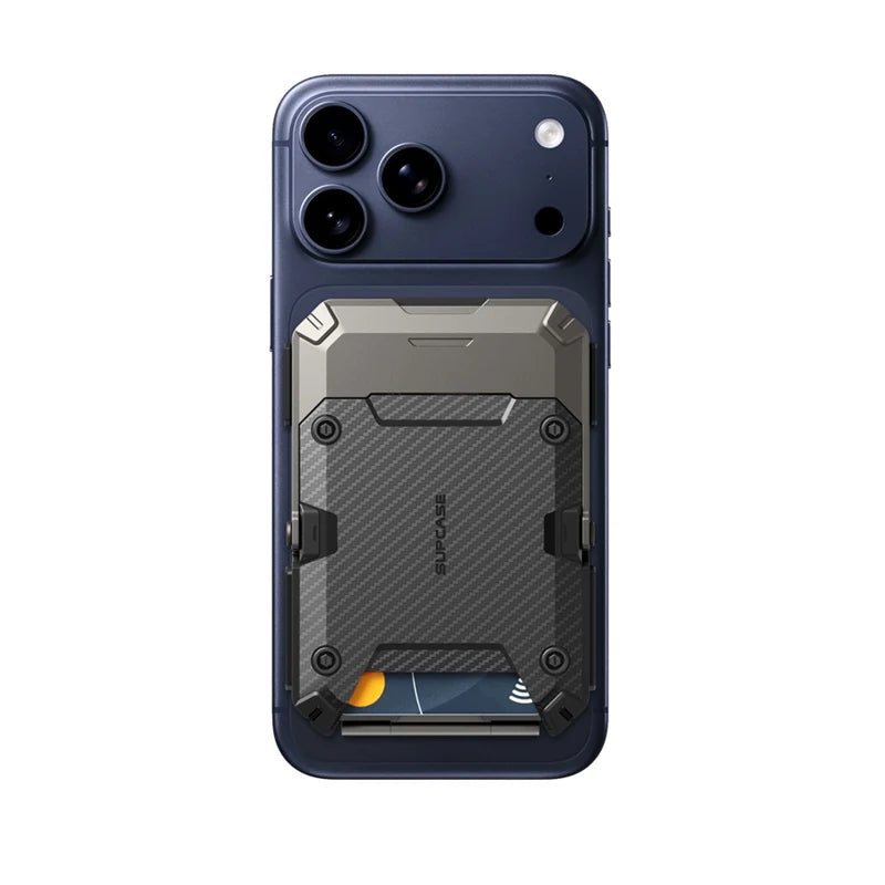 MagFlip Magnetic Wallet with Stand-Carbon