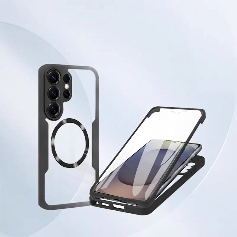 📱 2026 HOT SALE🥳50K+ SOLD!✨ Magnetic Full Coverage Phone Case – Shock Buffer Edge 🛡️